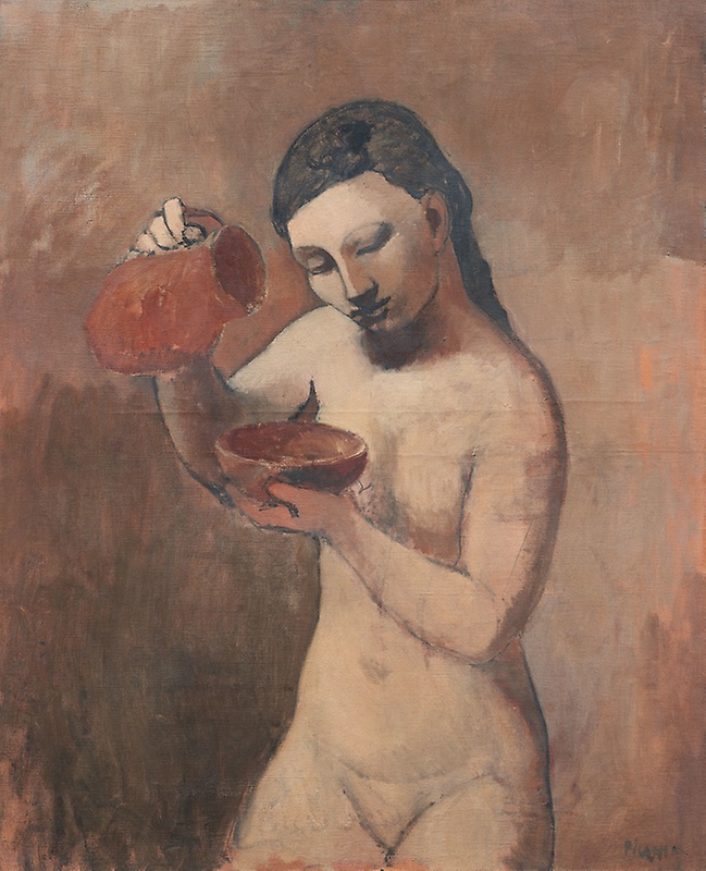 Picasso, Nude with a Pitcher, summer 1906.