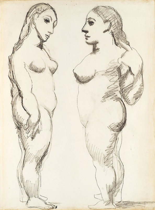 Picasso, Two Nudes, Standing, fall 1906.