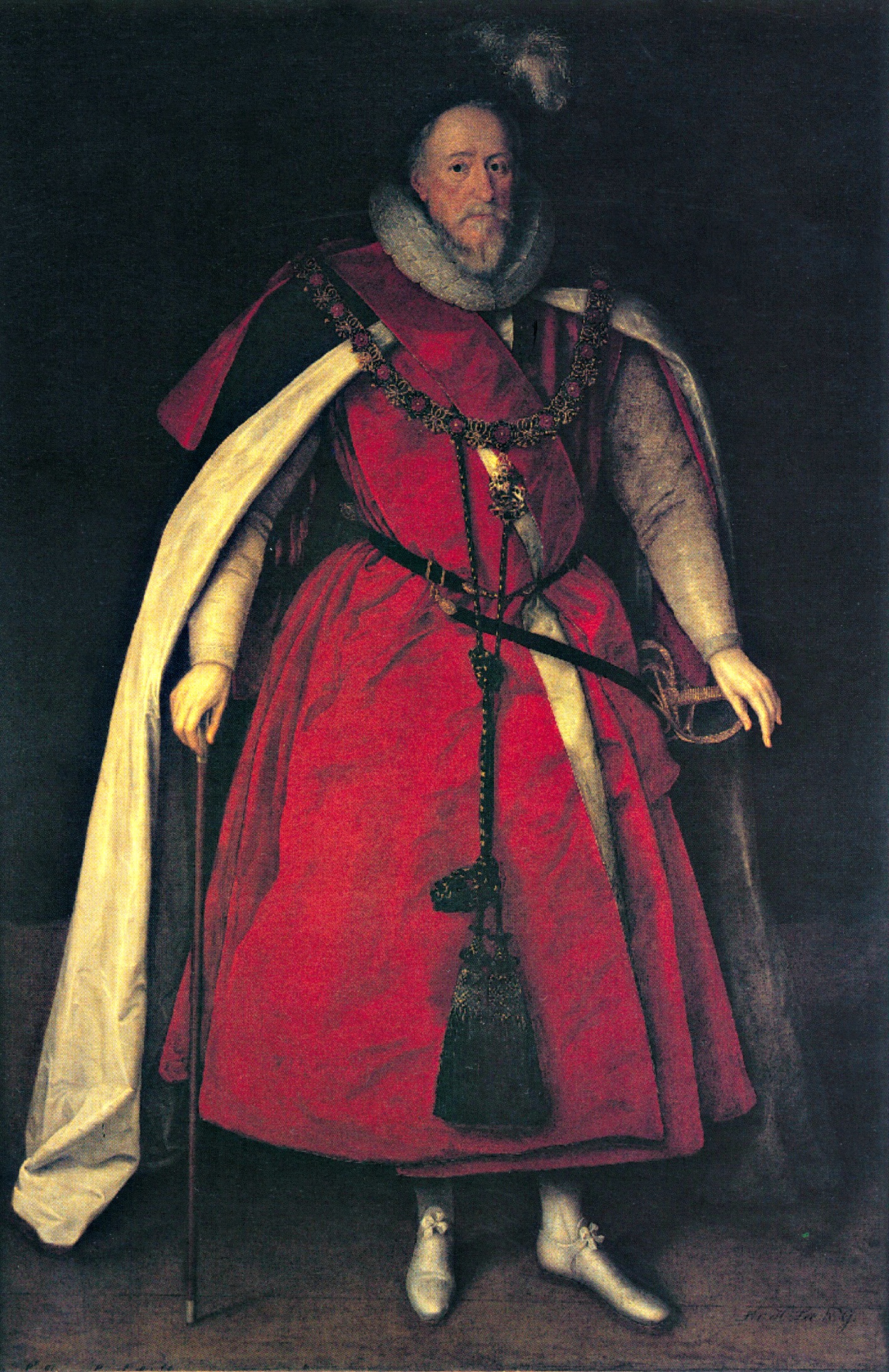 Sir Henry Lee in Garter Robes, 1602.