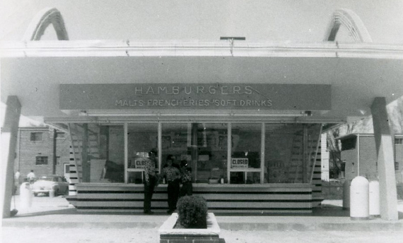 Ray Kroc_s first McDonald_s restaurant in Des Plaines, Illinois April 15, 1955.